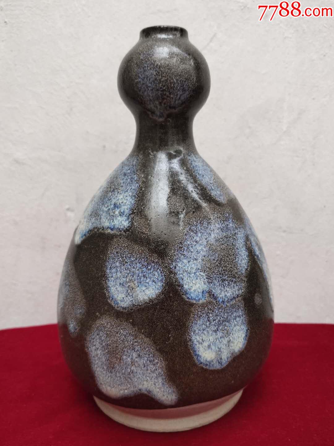 唐代鲁山窑花瓷葫芦瓶