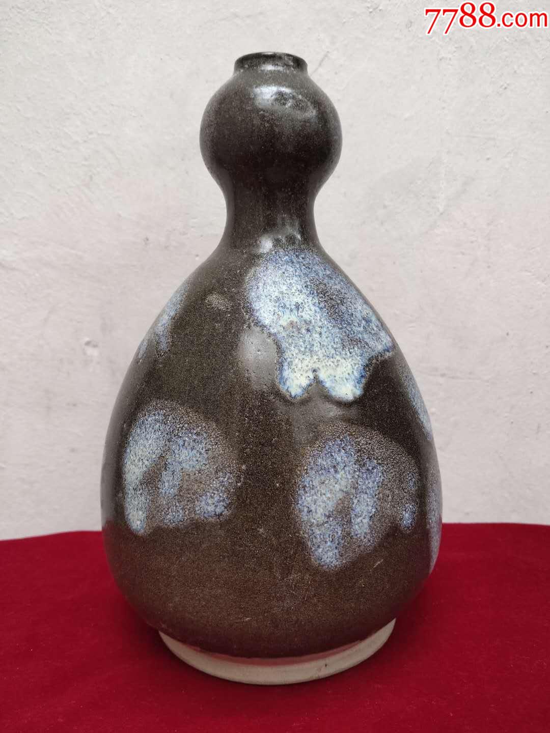 唐代鲁山窑花瓷葫芦瓶