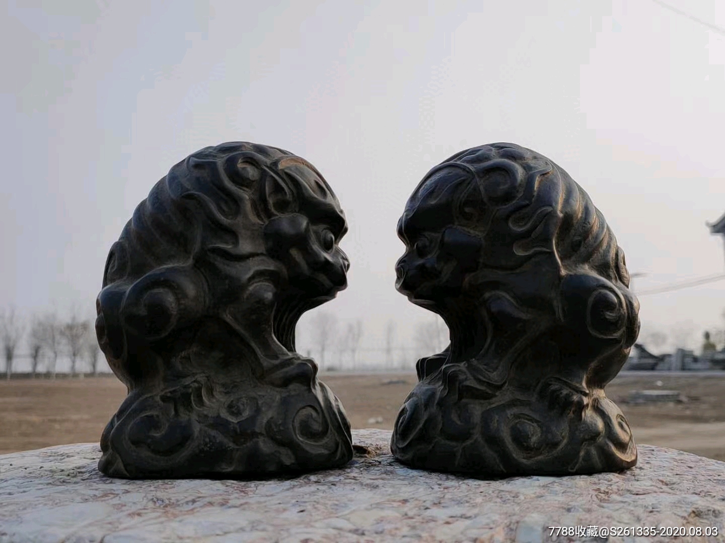 青石吸财兽镇宅辟邪招财进宝_石狮/石雕塑_第8张_7788字画网
