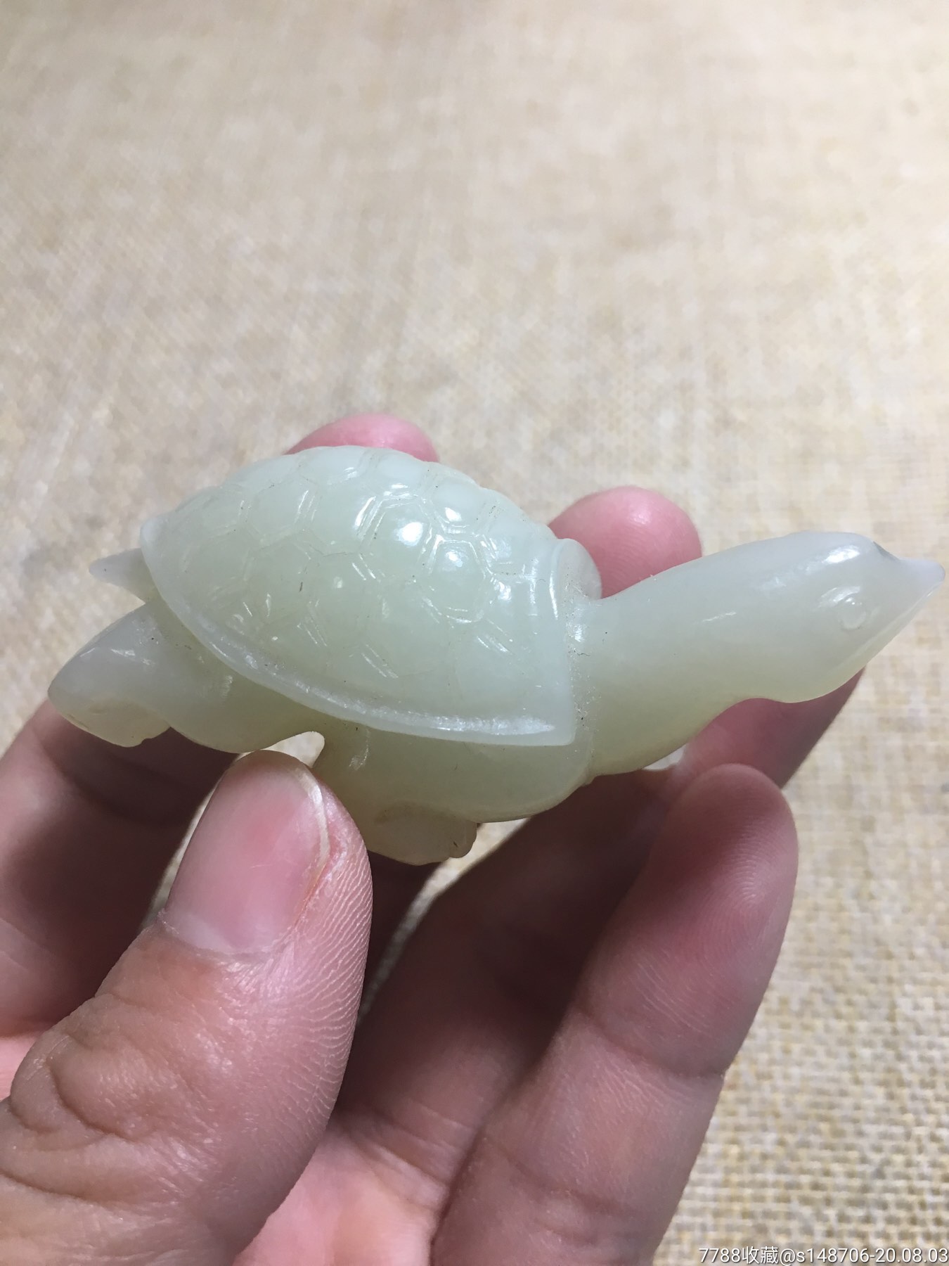 旧藏和田玉小玉龟