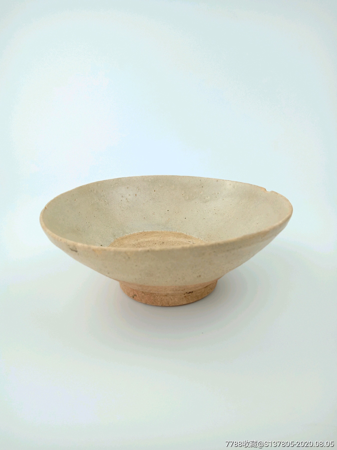 辽代粗瓷大碗辽白系大碗辽代白陶大碗