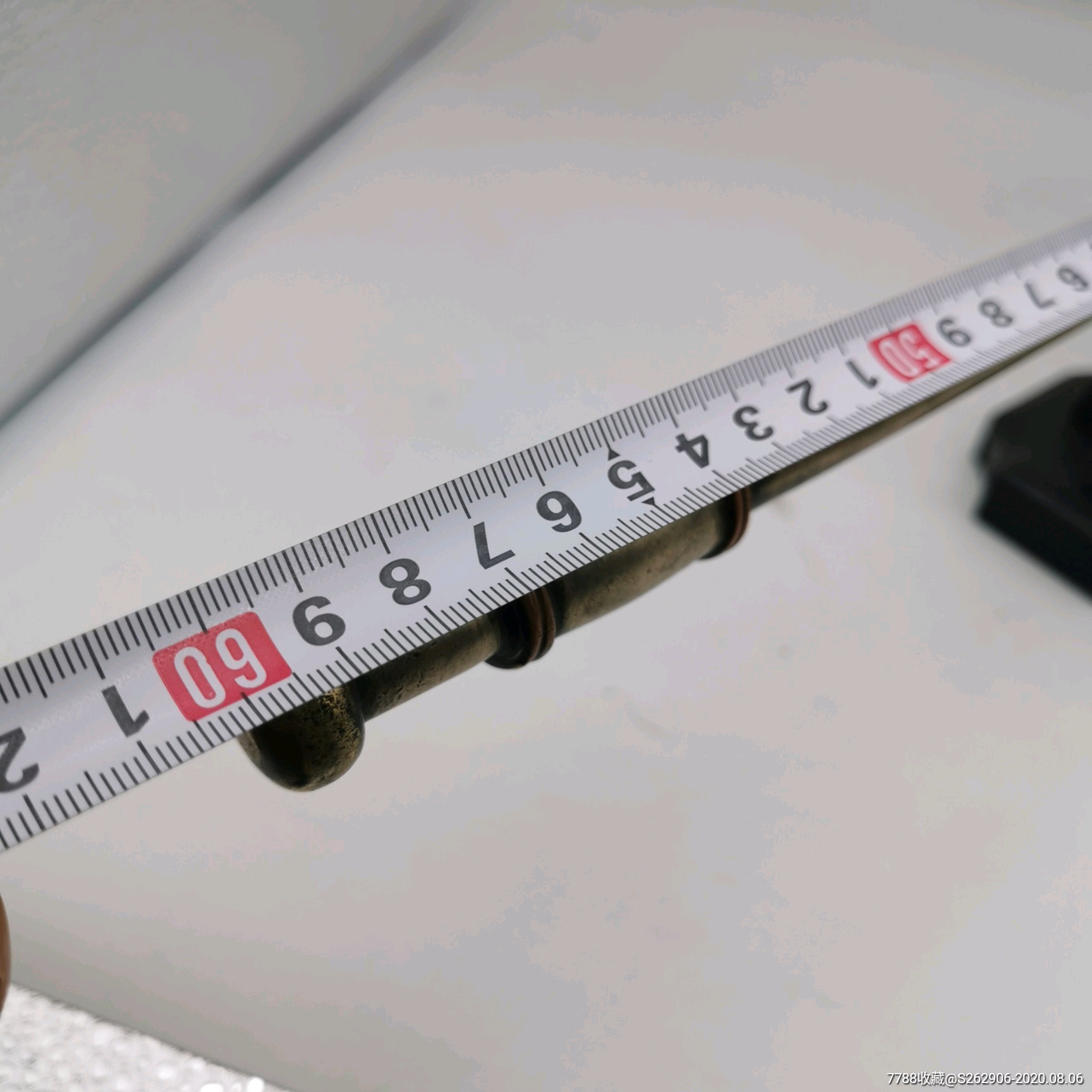 清代铜烟杆老式铜烟杆黄铜烟袋锅子古玩民俗杂项收藏品长六十厘米