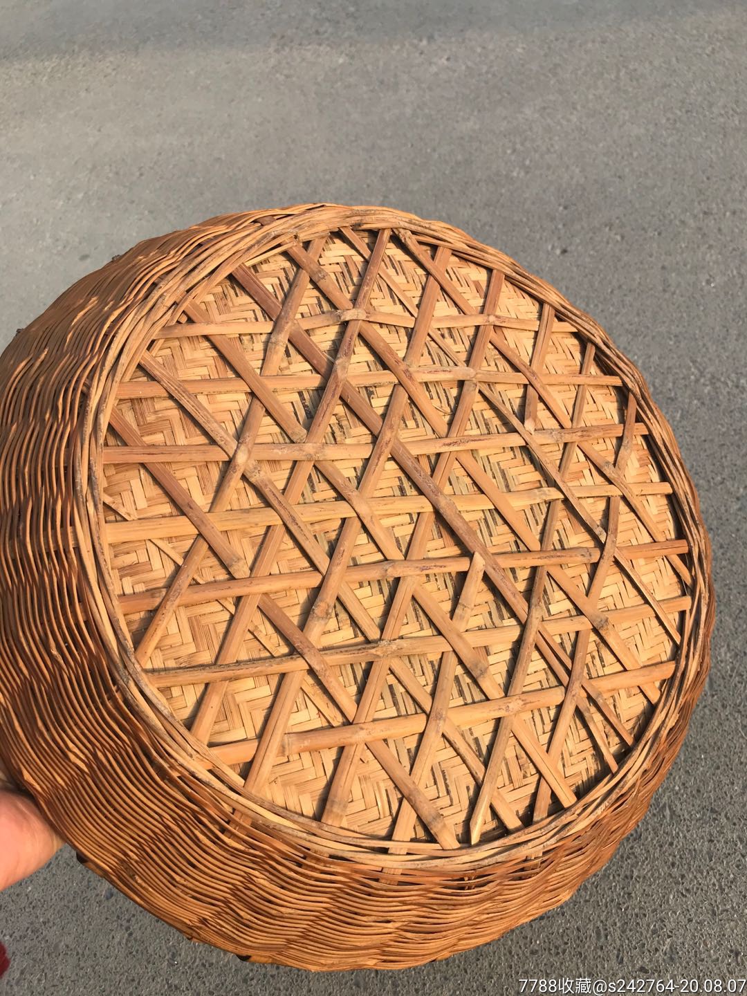小篮竹藤编织280元不议价不包邮