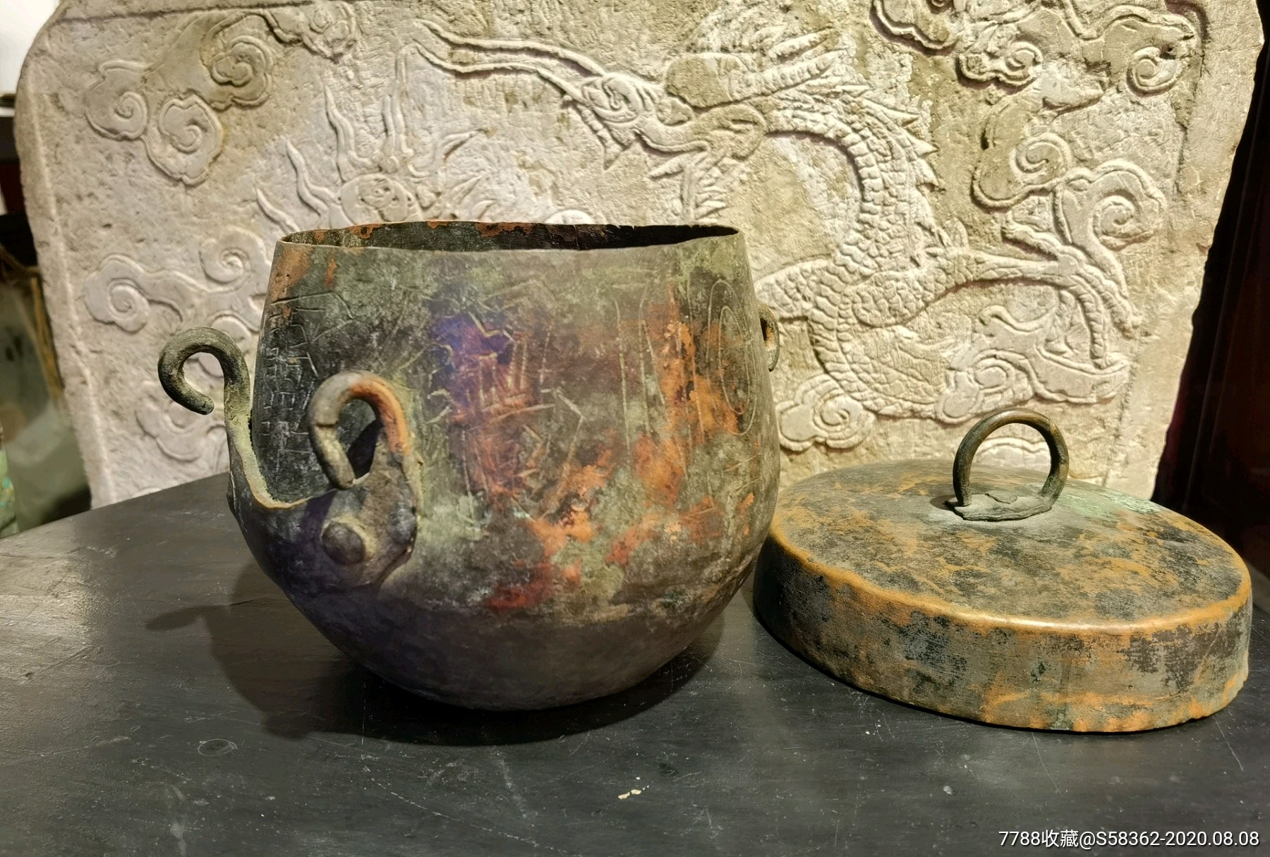 清代云南新军十九镇云南陆讲武堂前身滇军使用的老铜行军锅