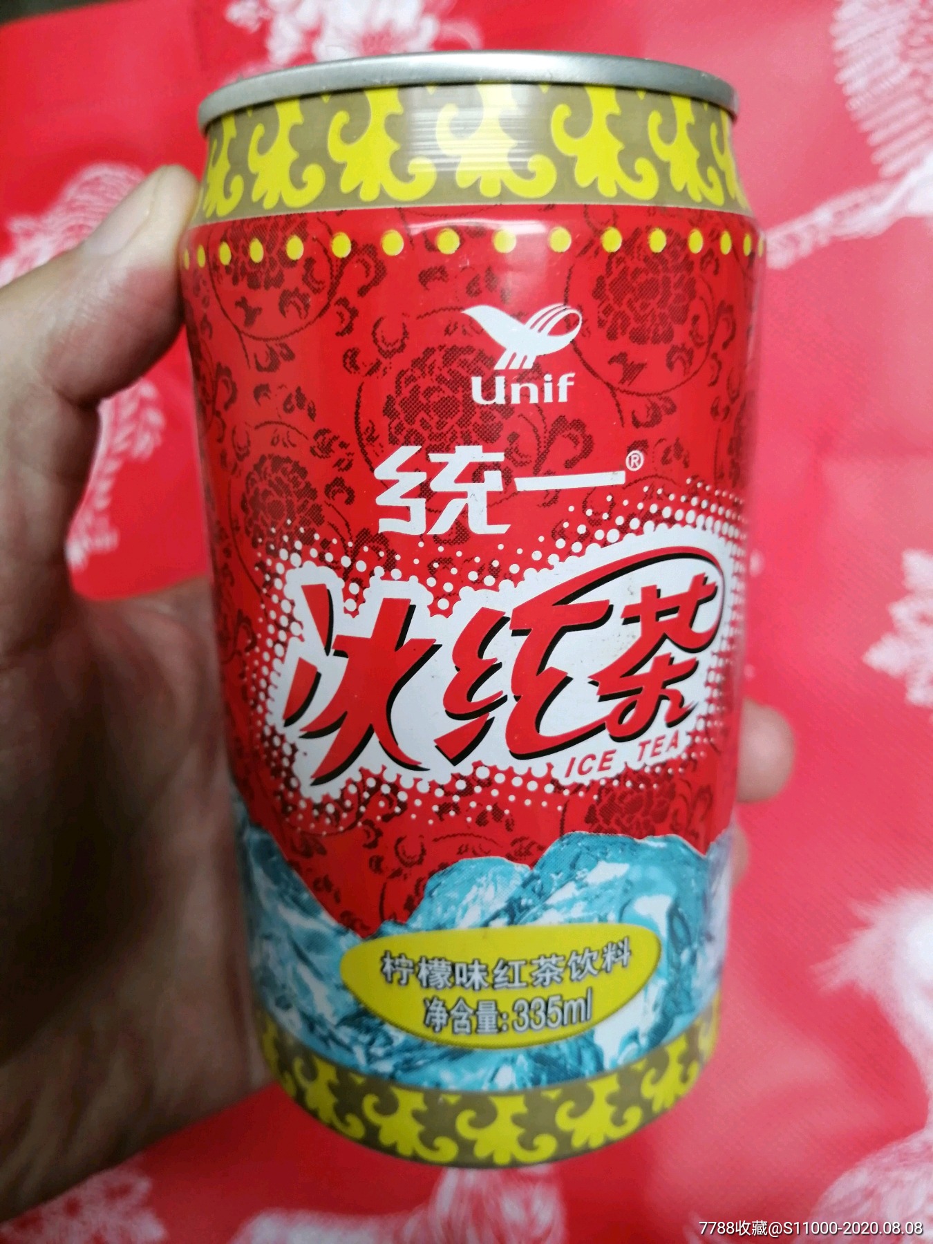 统一冰红茶对对碰促销款2006年产易拉罐