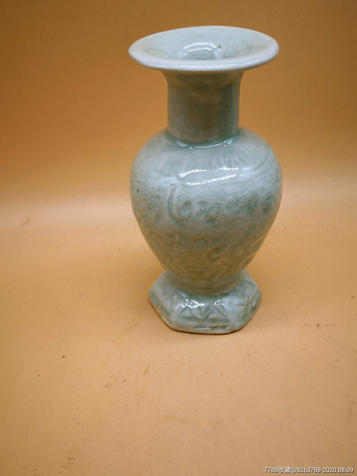 宋元青白瓷刻花瓶_价格1230元【古瓷堂雅集】_第1张_7788收藏__收藏