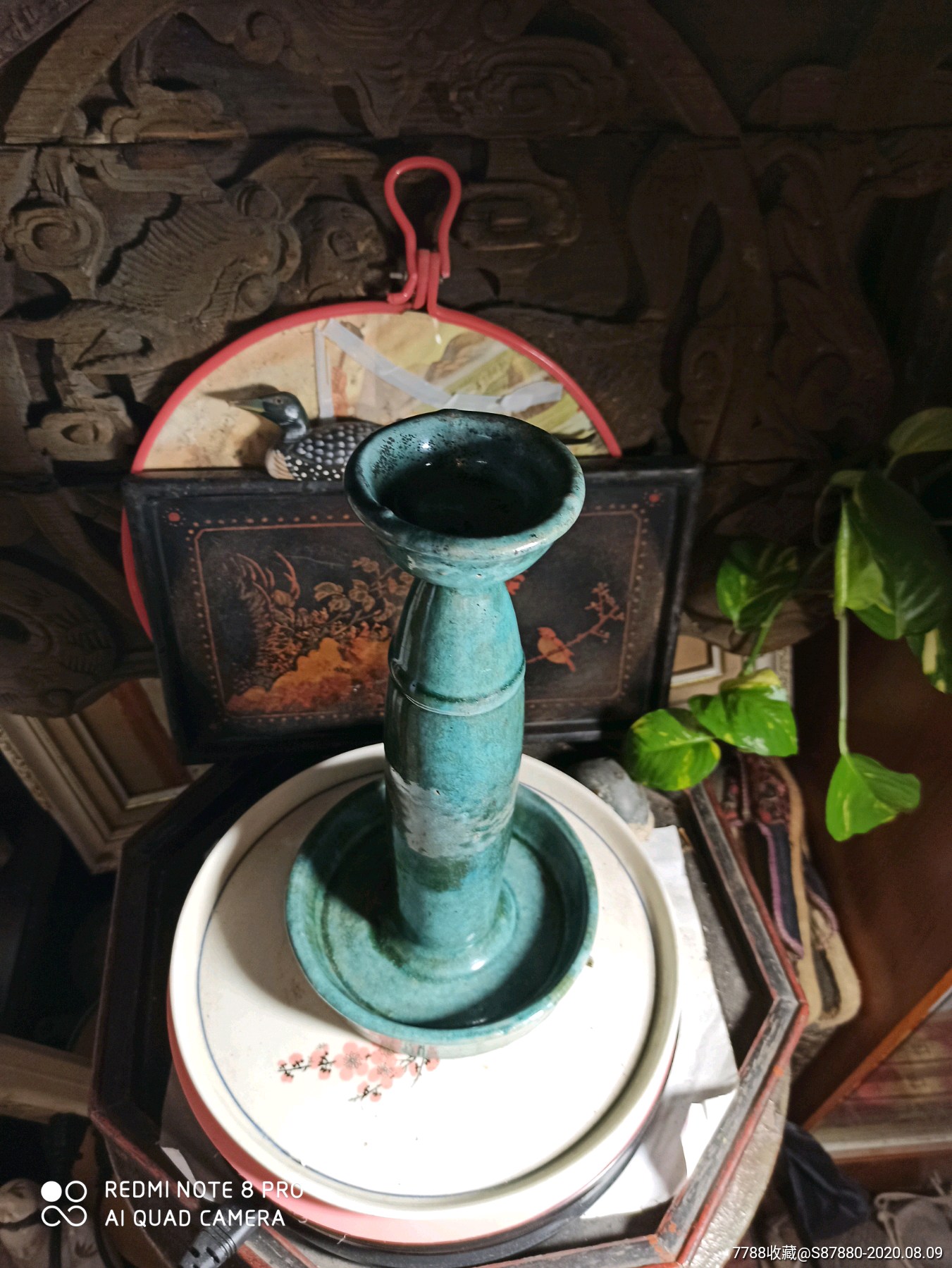 清代广东佛山石湾窑油灯_第6张_7788陶瓷