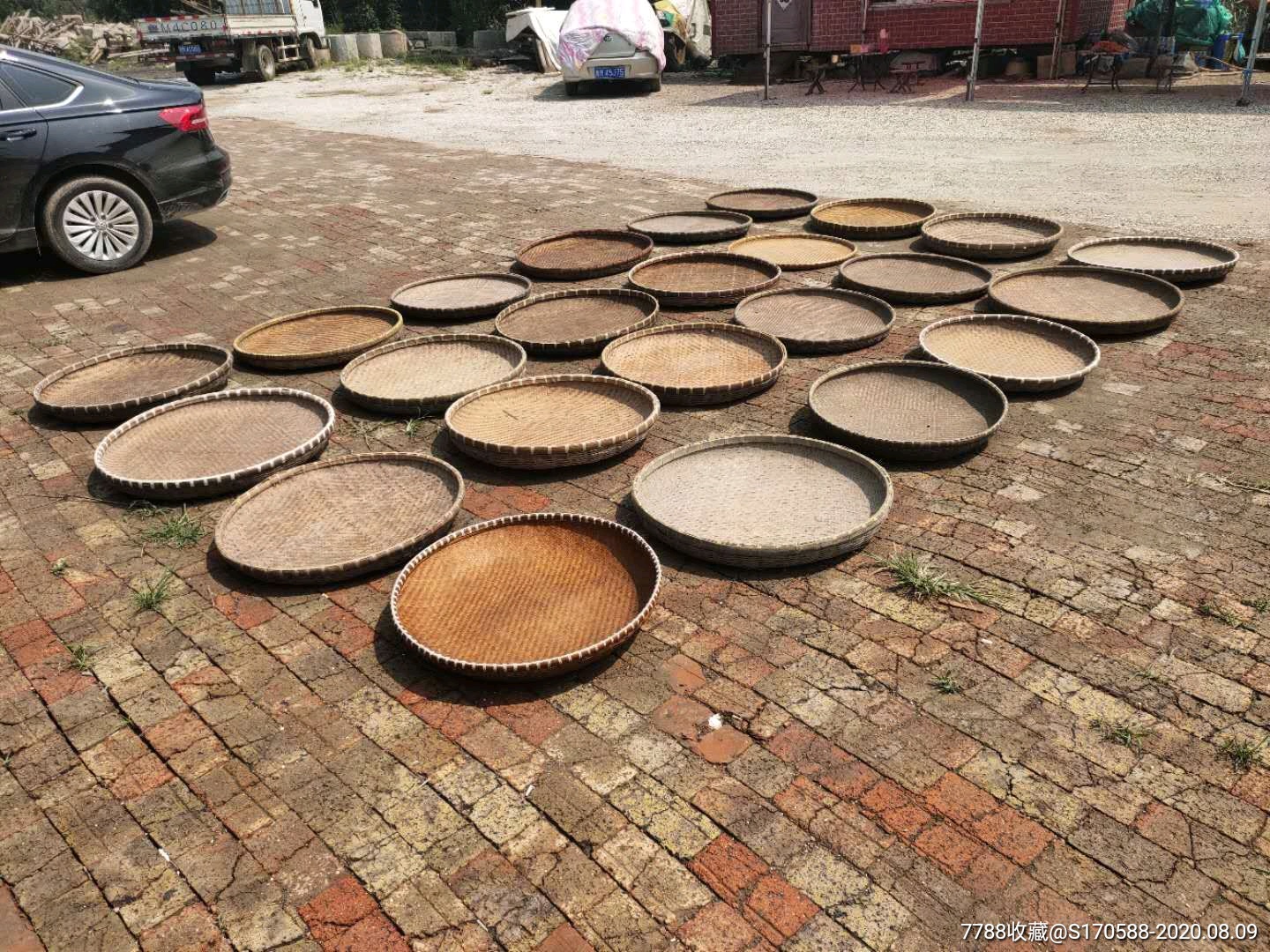 旧社会用的茶叶扁,保存完整,样样精品,24个通走_其他工艺品【民俗老货