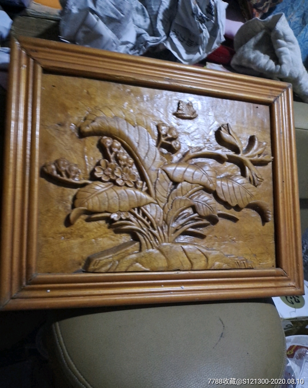 手工木雕花蝴蝶