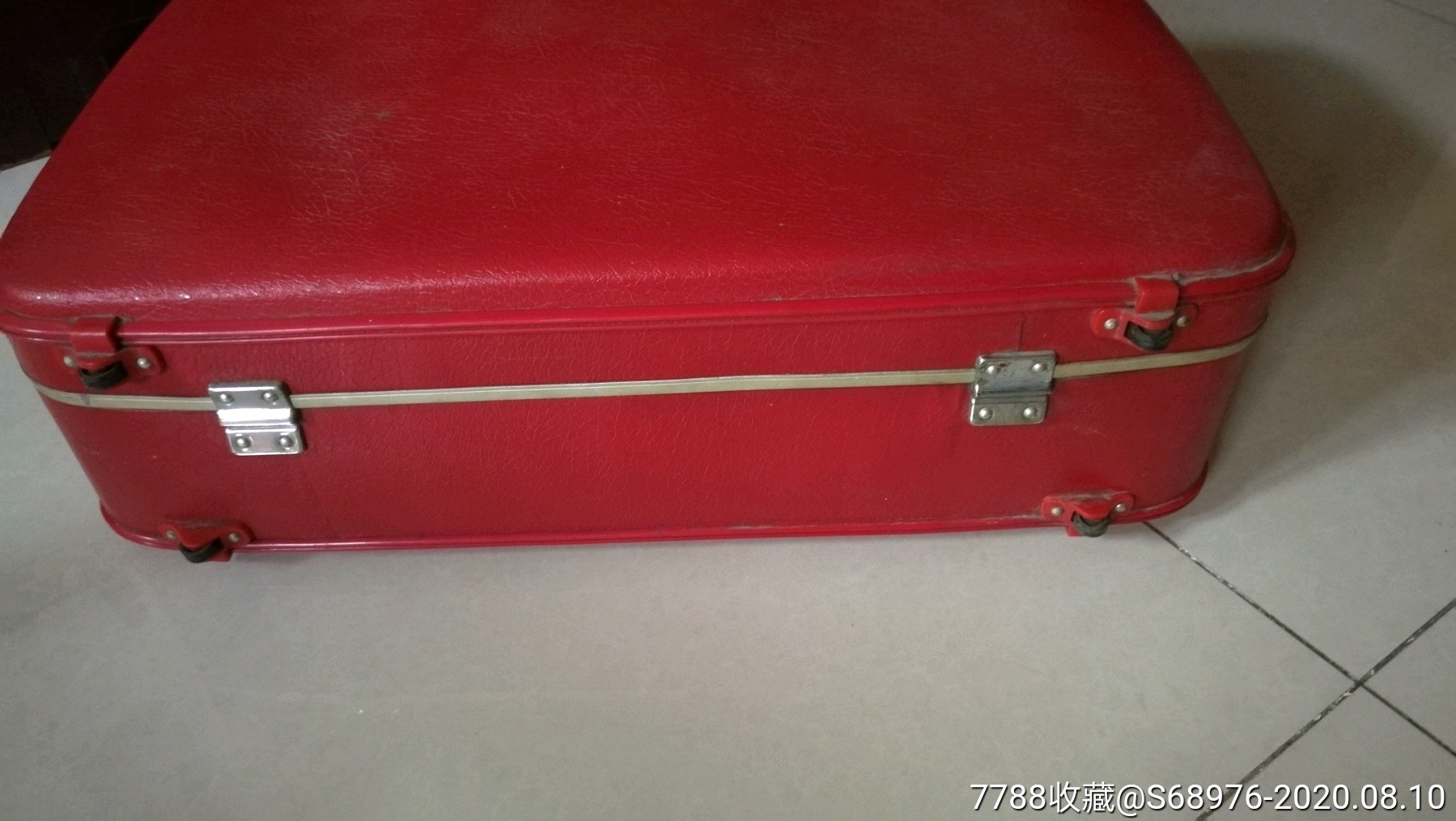老箱子80年代新娘陪嫁箱一个使用正常可做影视道具怀旧摆设