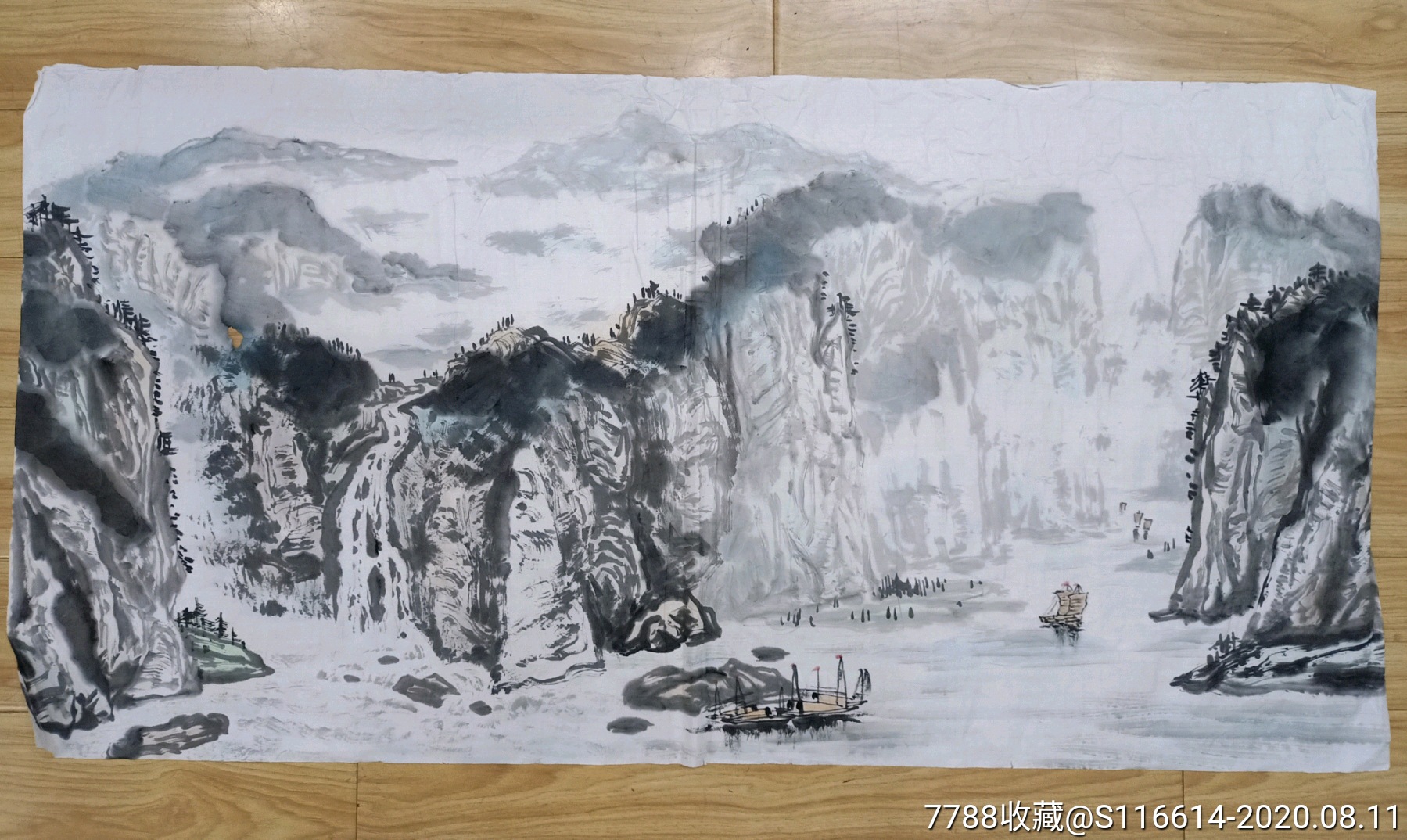 山水画~客厅书房玄关装饰画横幅