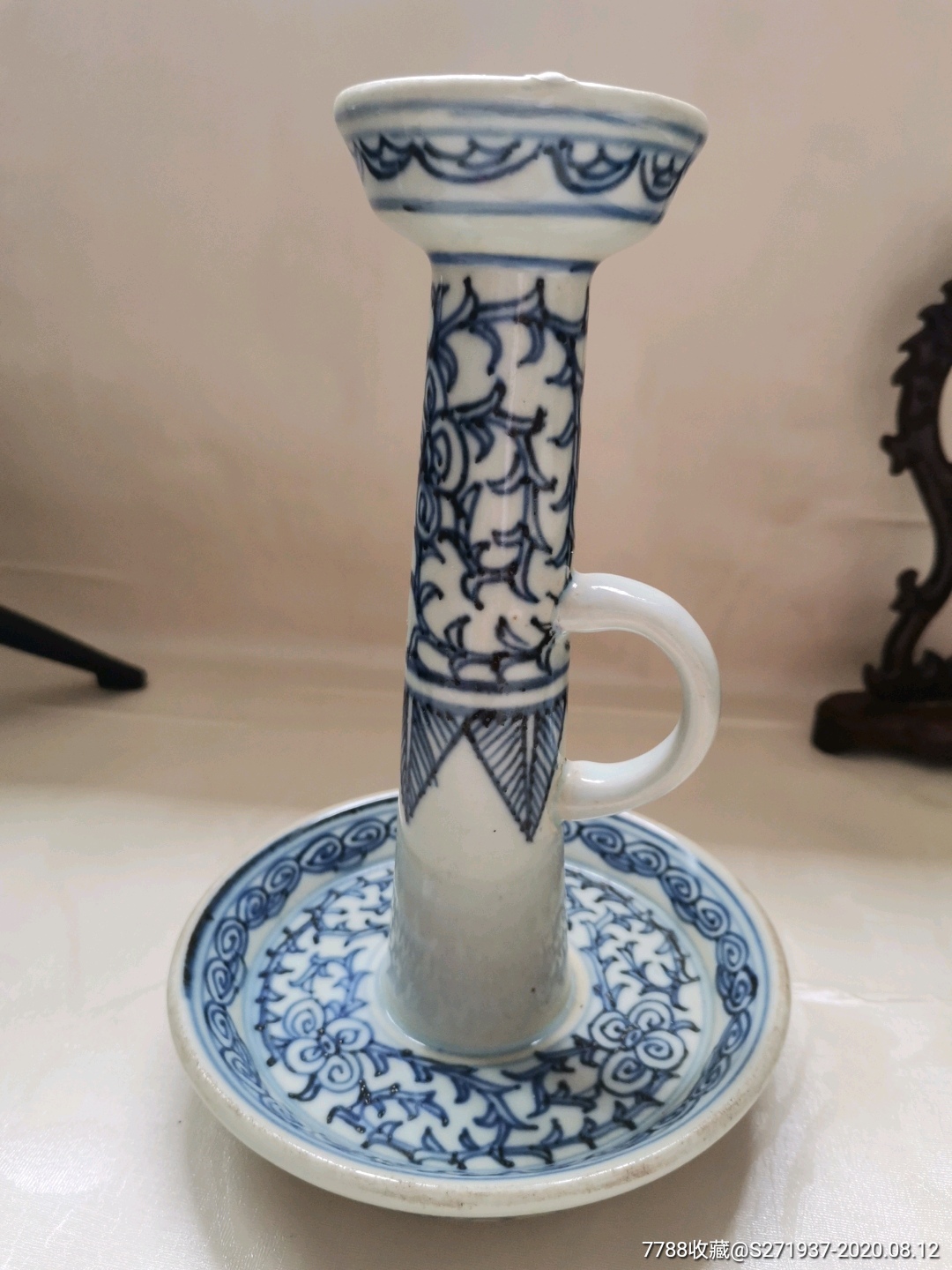 乡下收来灯油蜡烛台