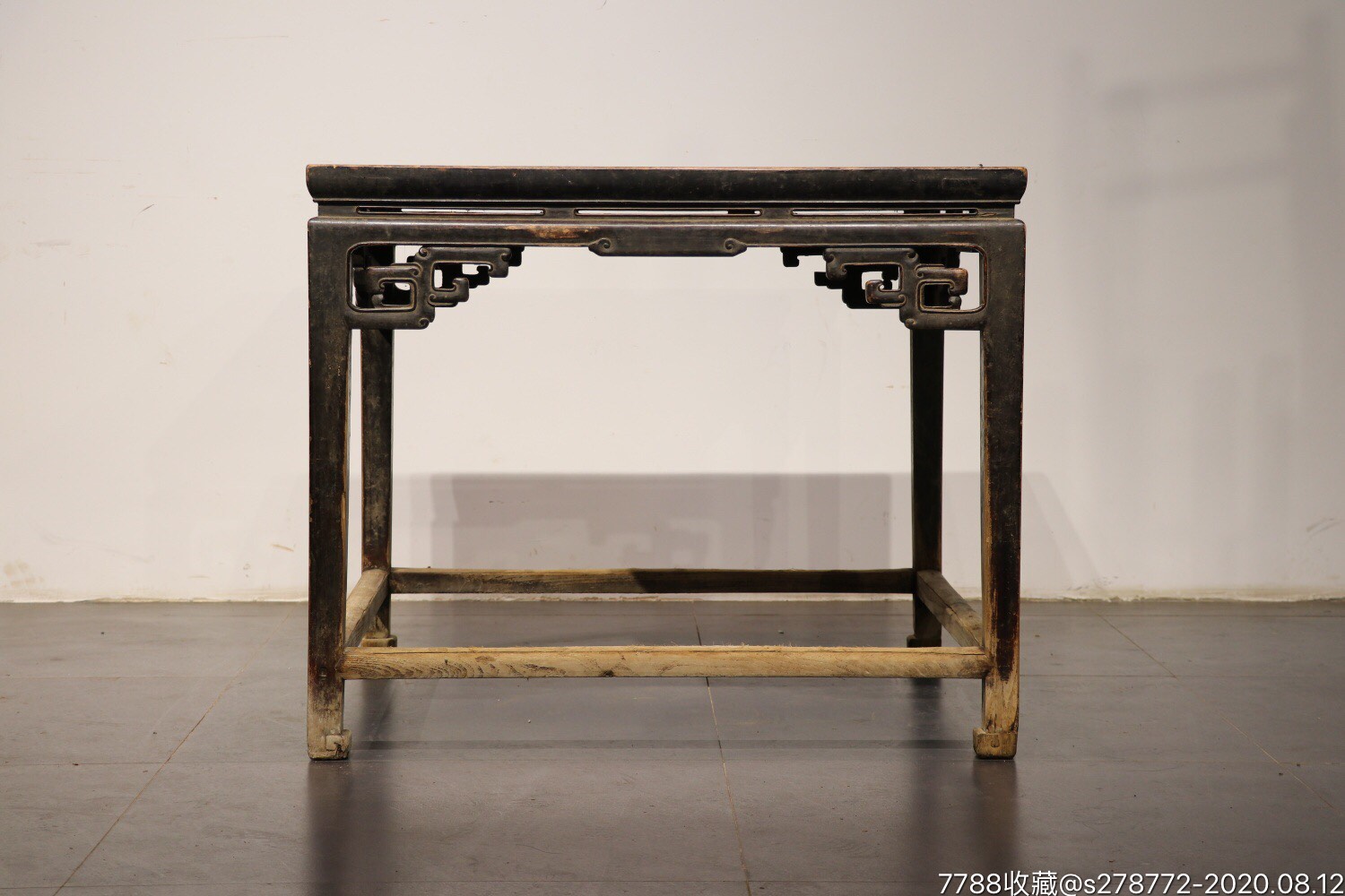 清代拐子龙开光方台14