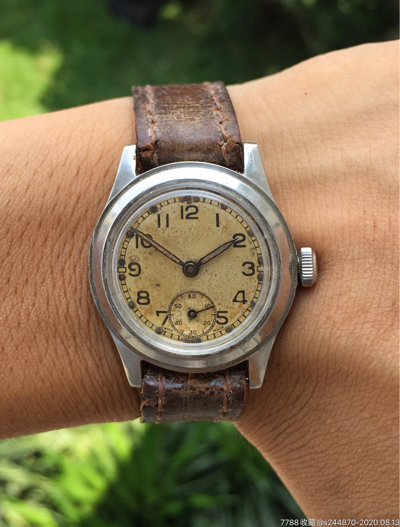 瑞士表古董二战英军军表英纳格