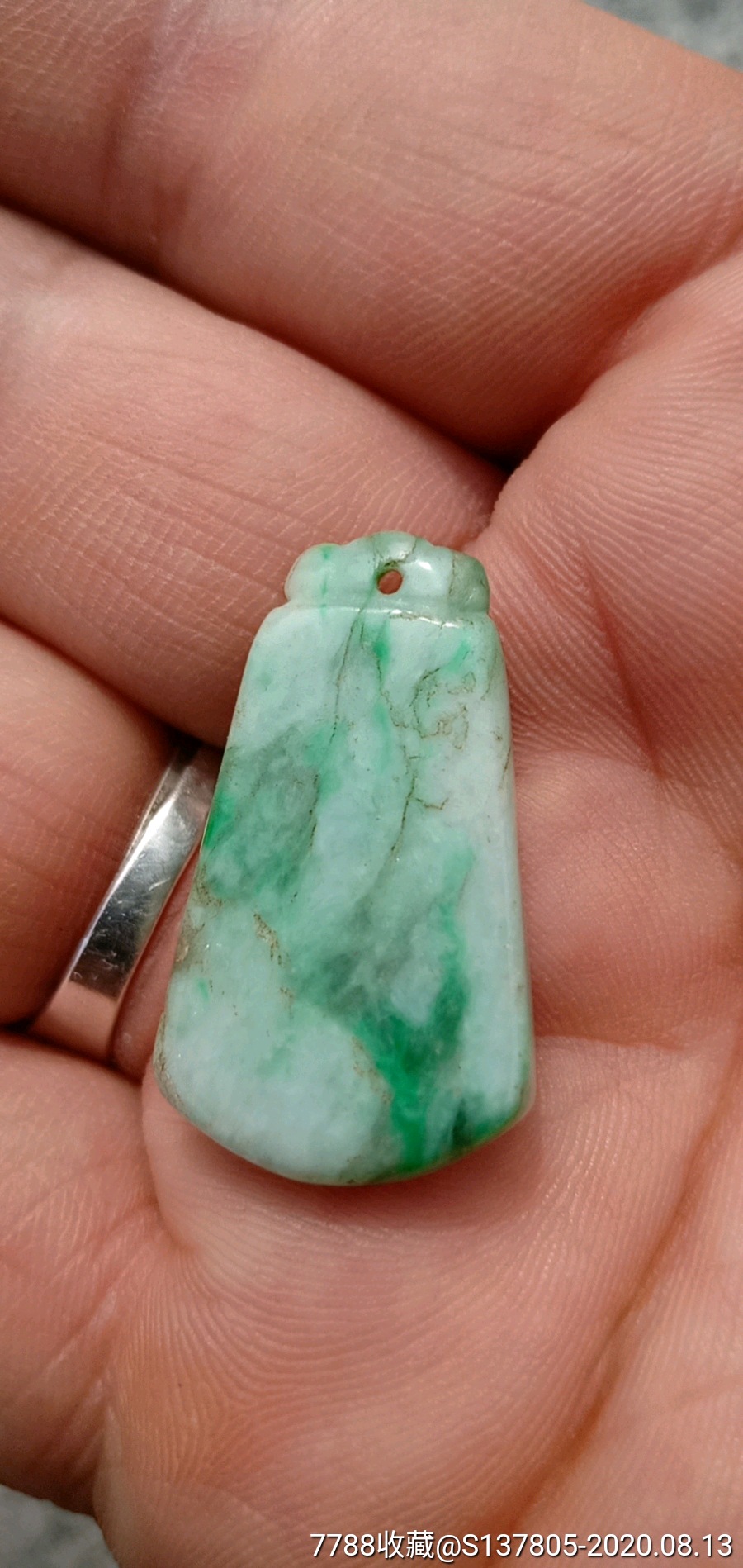 清朝翡翠挂件清代翡翠挂饰