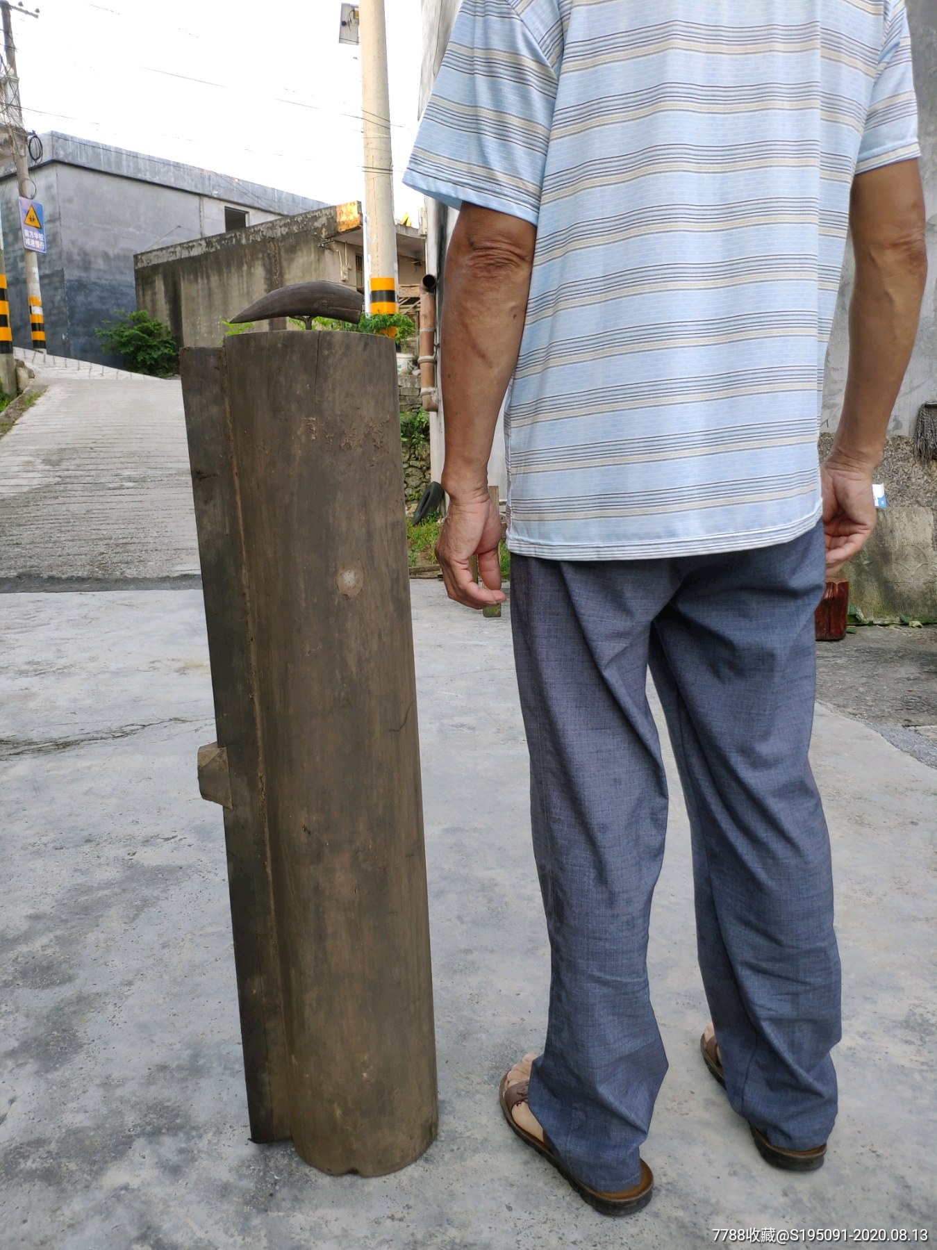 老风箱整木挖空风箱民俗老物件