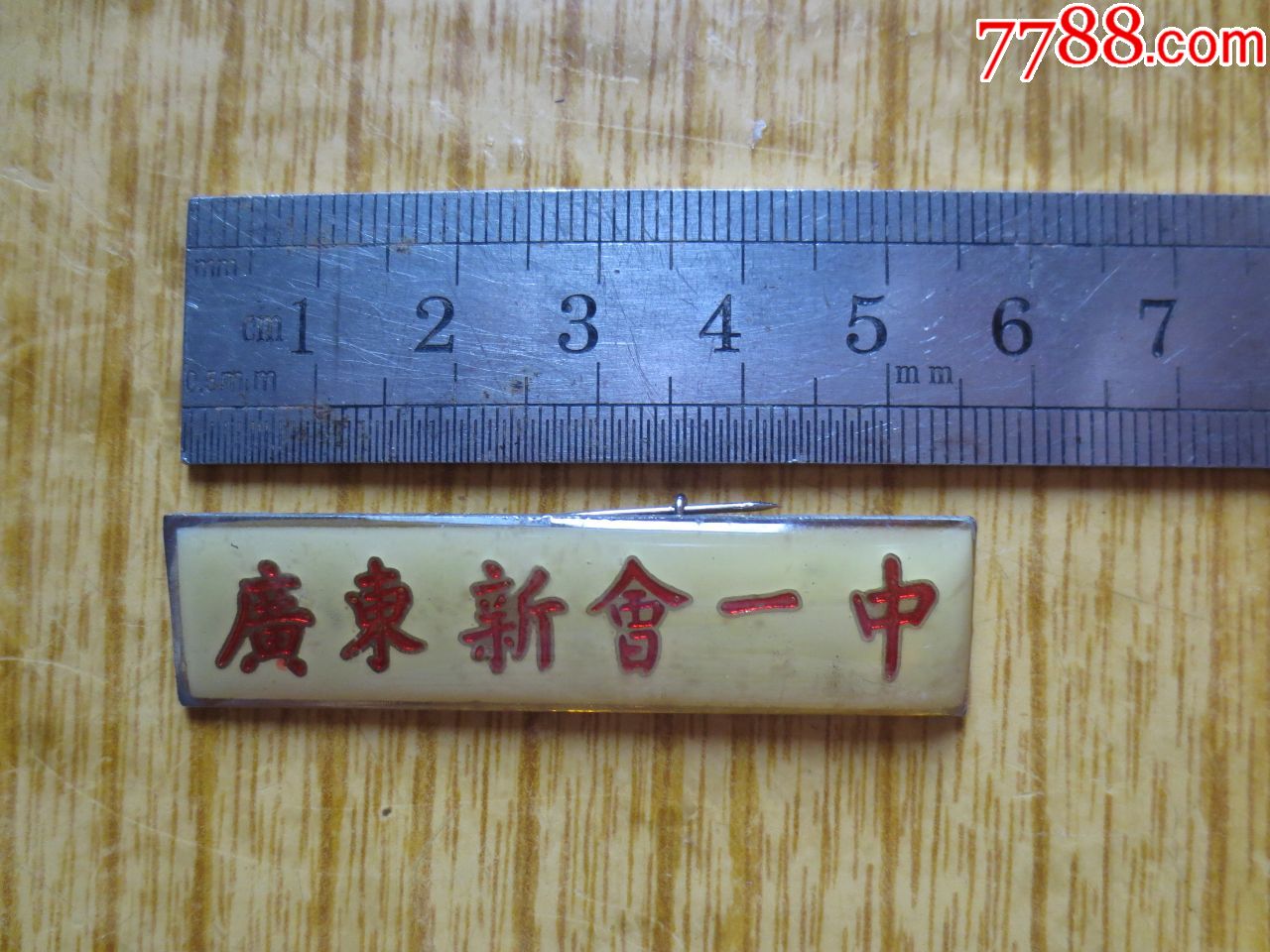 九十年代广东新会一中校章-价格:50元-se74857949-校徽/毕业章-零售