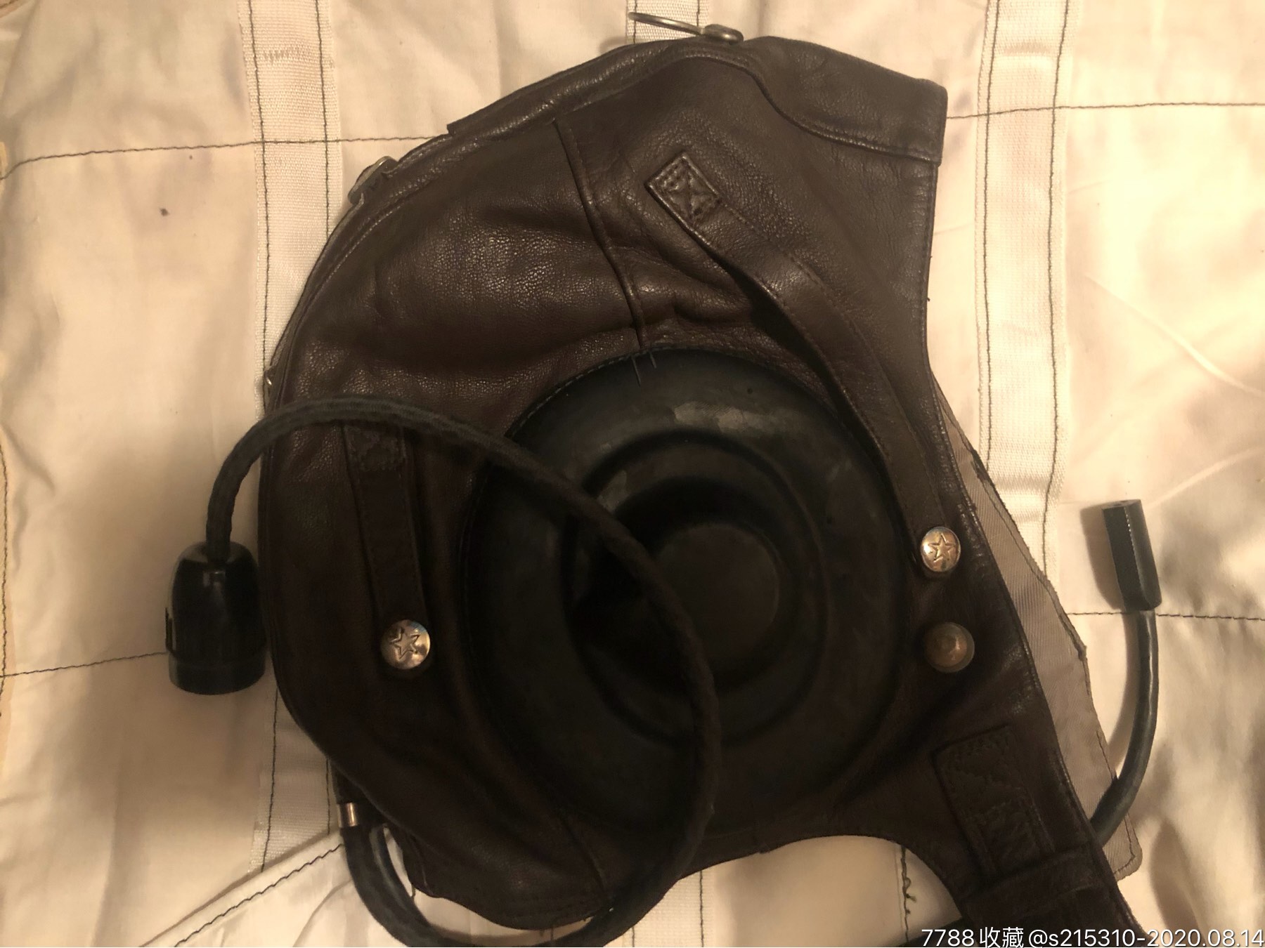 国军飞行员飞行皮帽