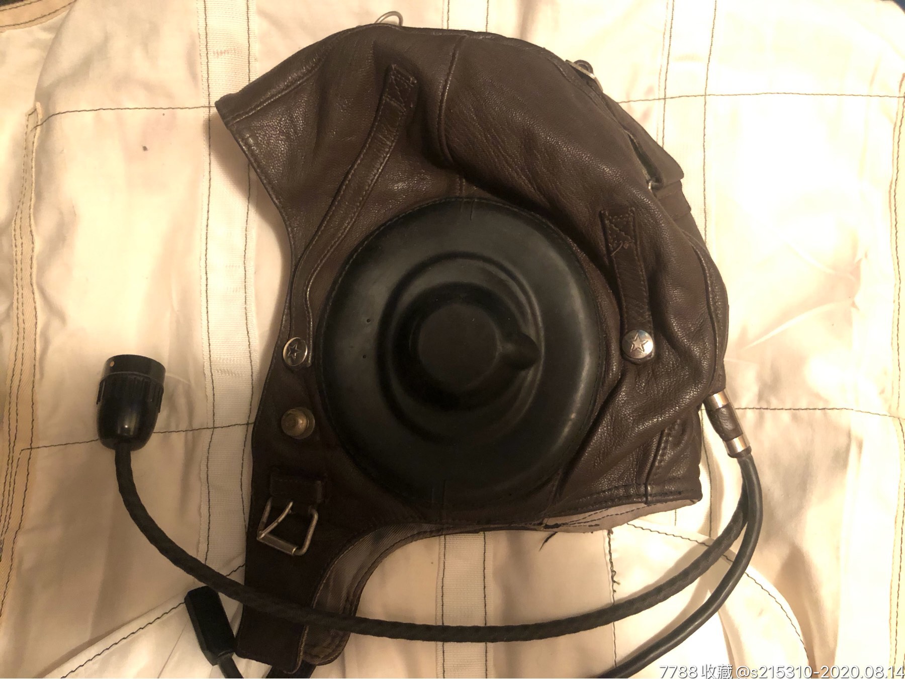 国军飞行员飞行皮帽