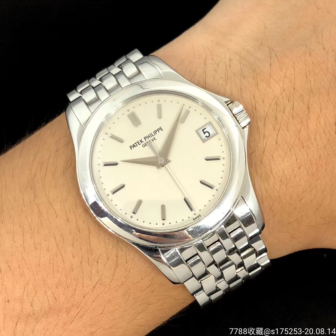 百达翡丽5107g白金自动机械男表