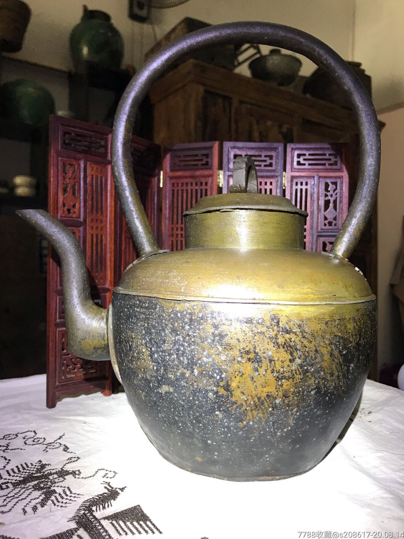 清朝(铜茶壶)老铜壶