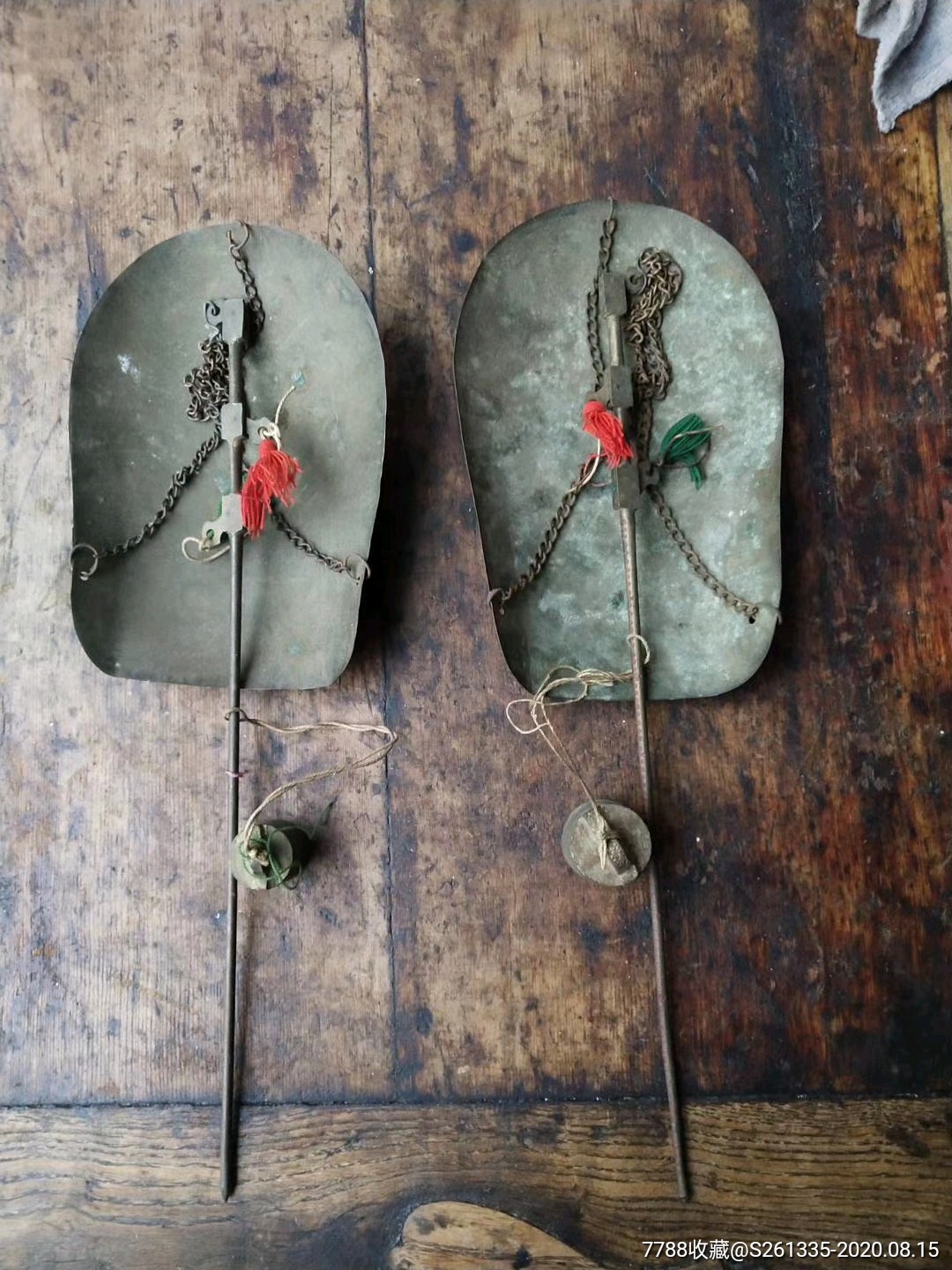 收的清代小铜称正常使用全品包老两只