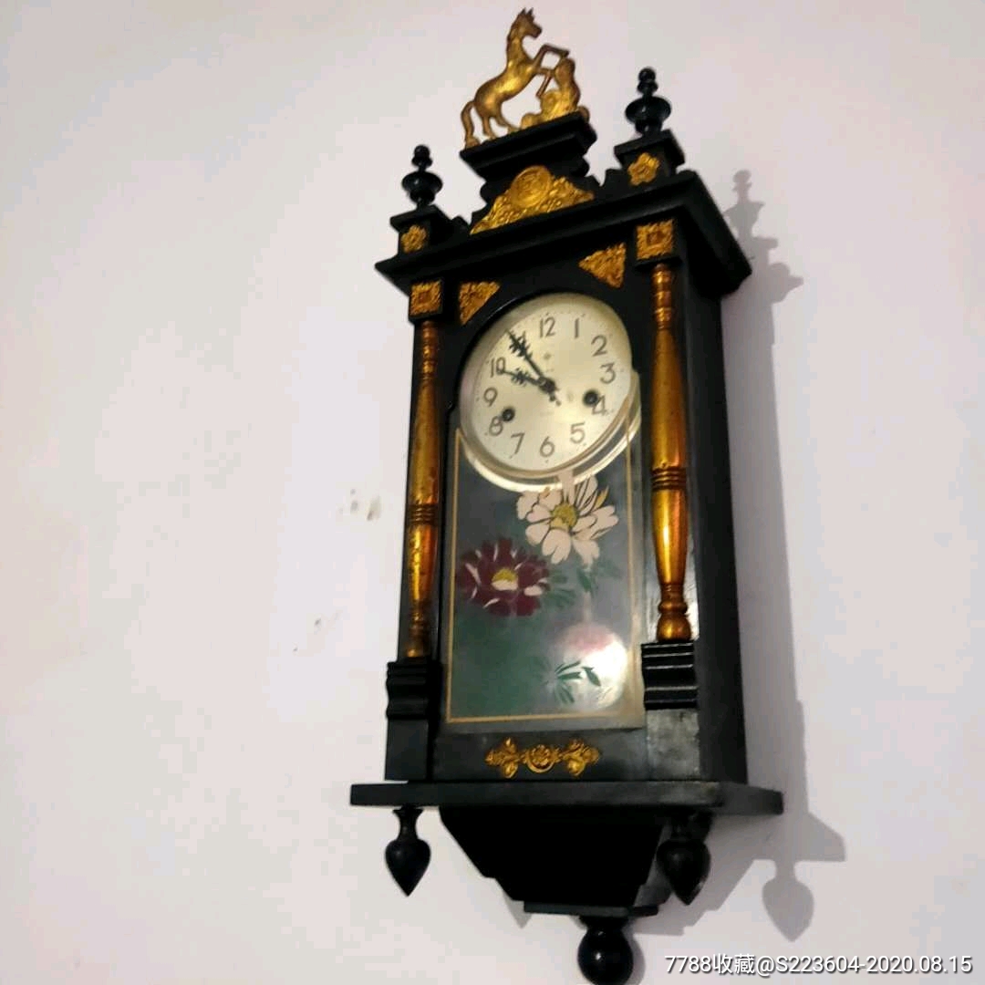 五六十年代老挂钟,正常使用