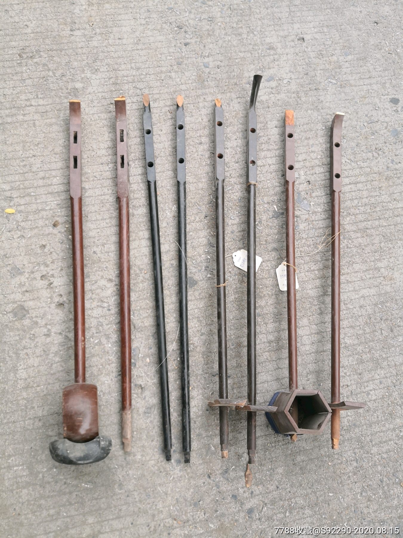 二胡板胡杆子8根