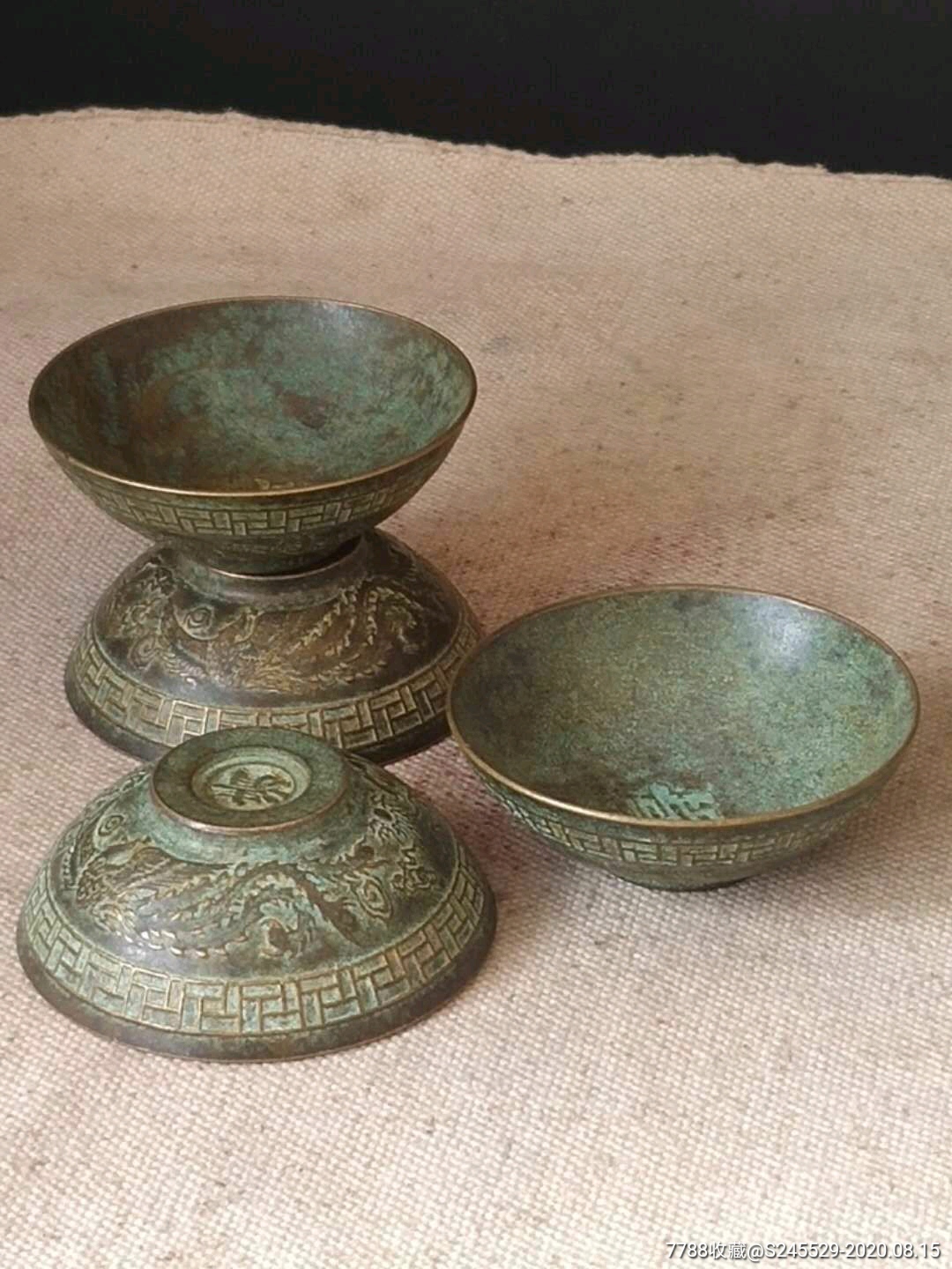 老铜碗福禄寿喜