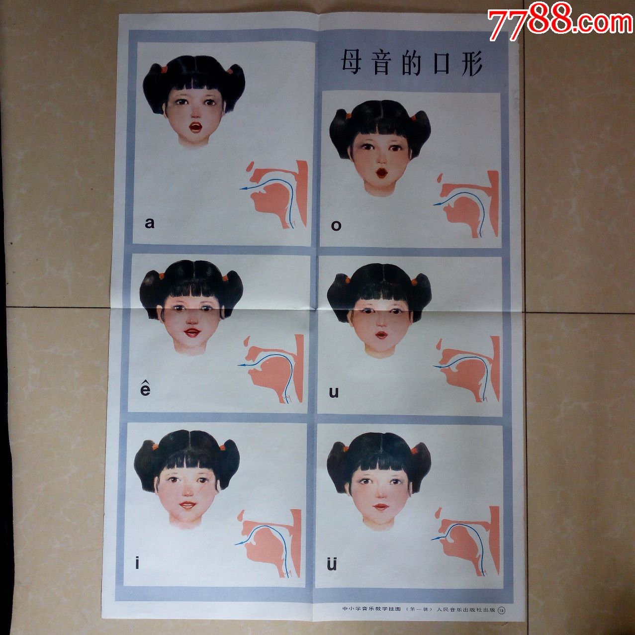 母音的口形挂图
