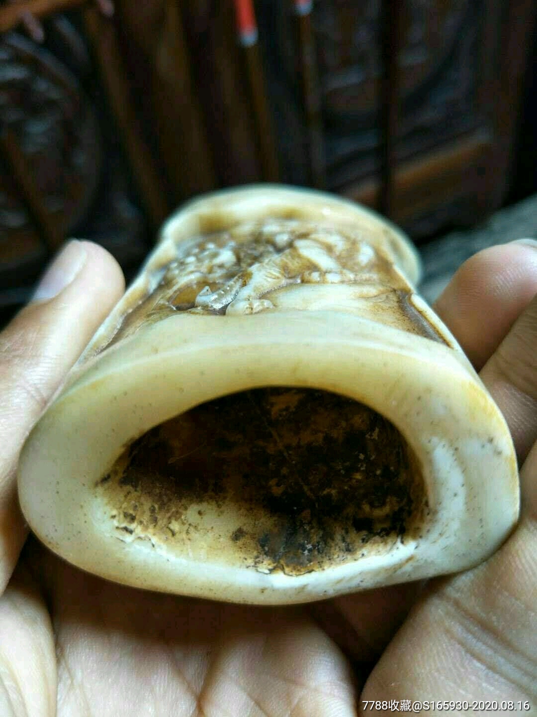 2厘米*3厘米-骨雕-7788收藏