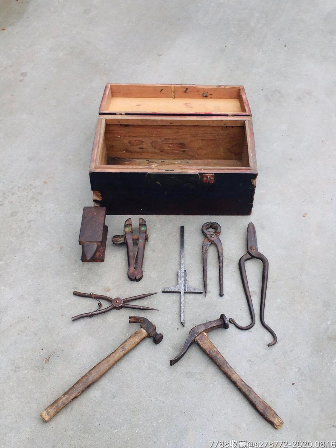 清代银匠用具一套2