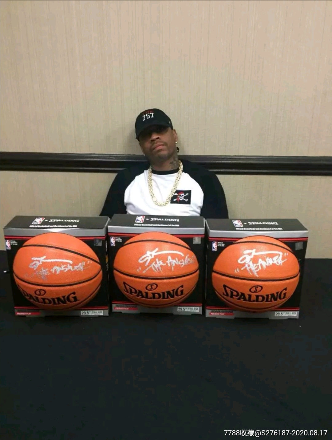 艾弗森签名篮球