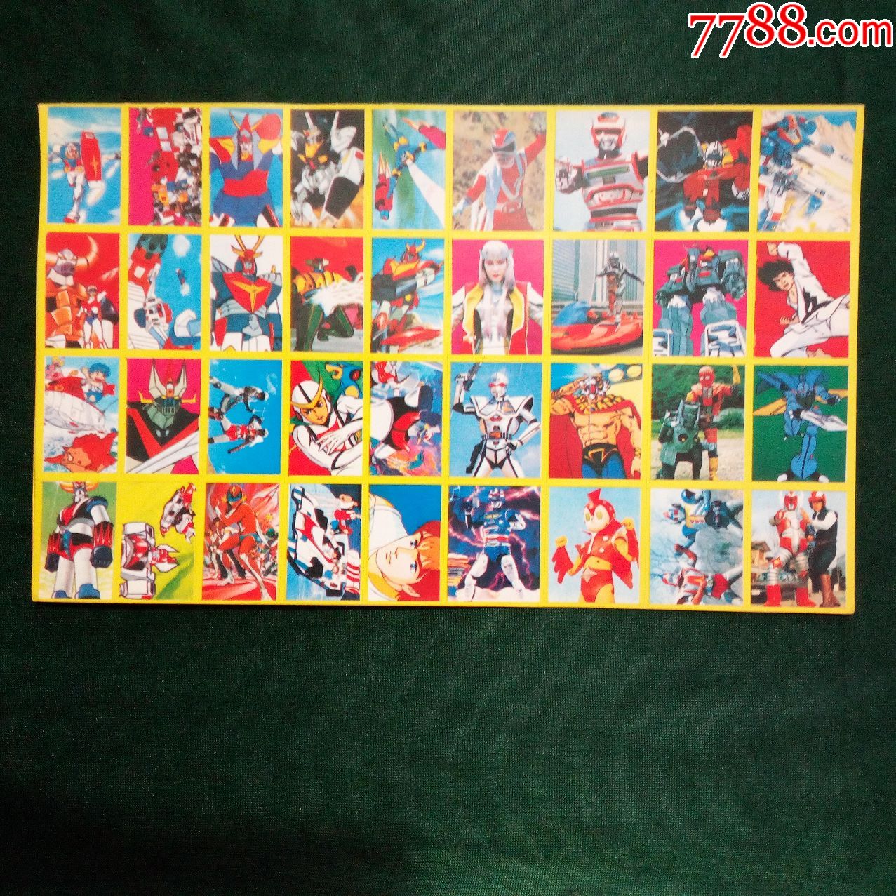80年代全品黄边大版变形金刚粘贴