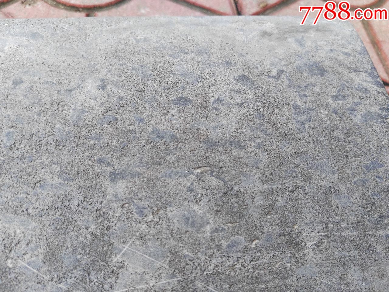 清代捶背石(纯青石制作)