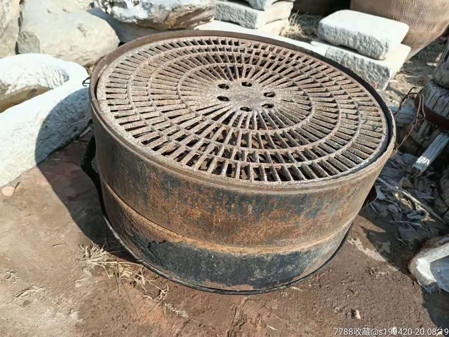 战争年代行用老铁锅一套全品正常使用收藏展览佳品