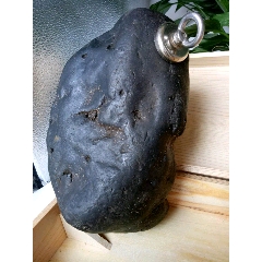 长江乌金石,金属奇石,陨石(透光)(强磁)