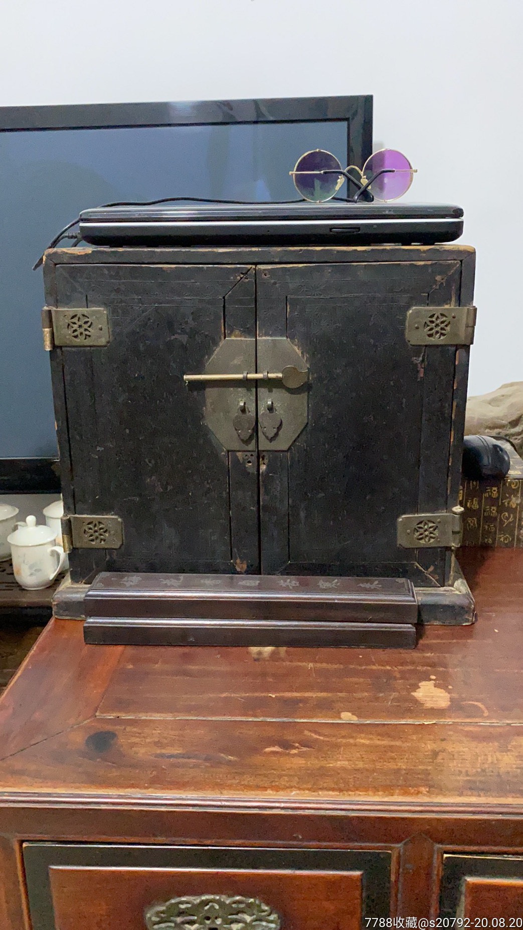 木头八宝箱37.5/32/34.