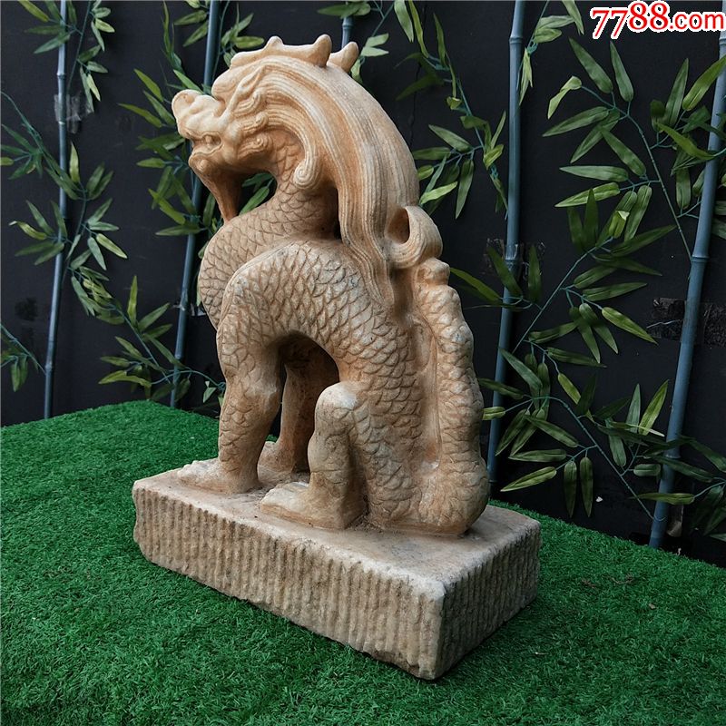 精美汉白玉望天吼