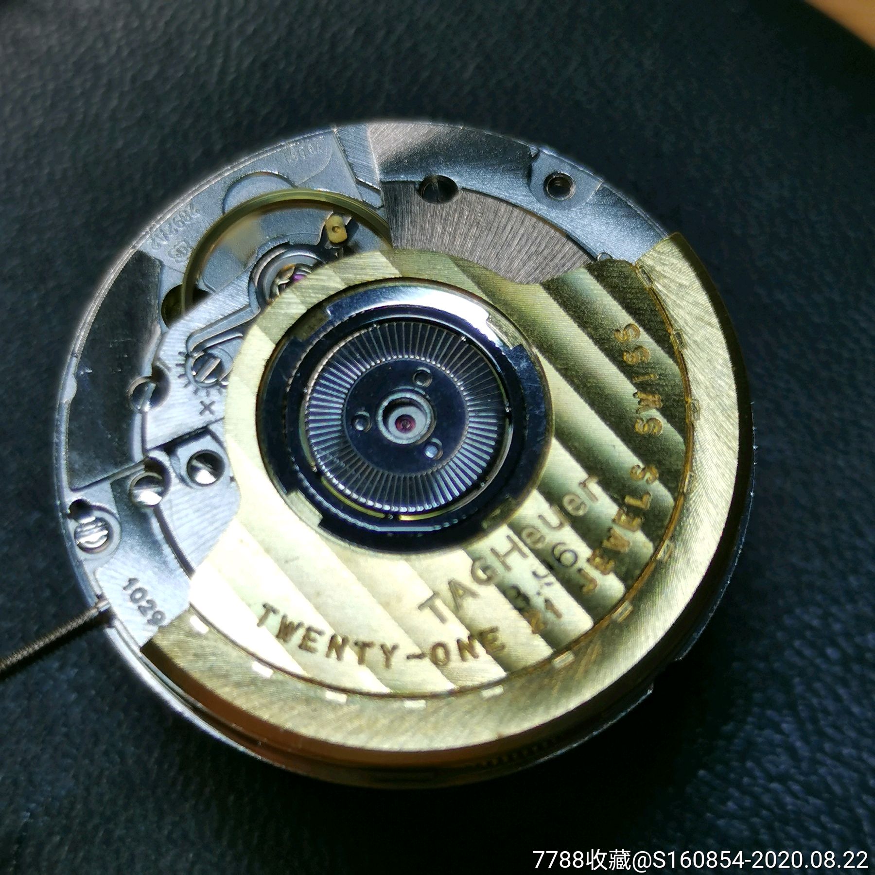 二手瑞士泰格豪雅自动机械手表拆机396机芯eta28*2a2