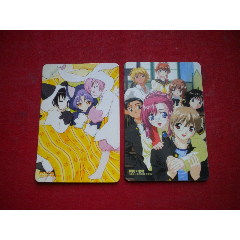《漫友附贈2003年歷卡》2張，長8.5厘米寬6厘米，漫友2003年出品10品，_盛京萬泉書店
