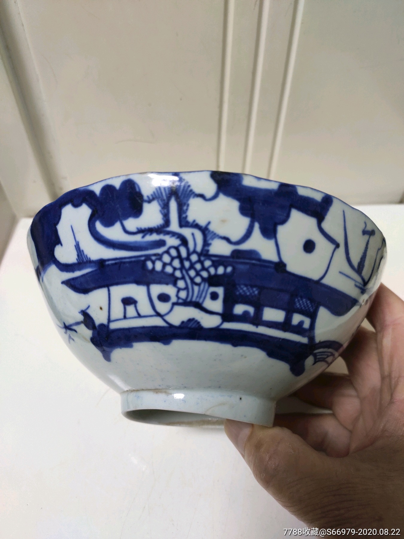 民国青花大碗益大公司出品