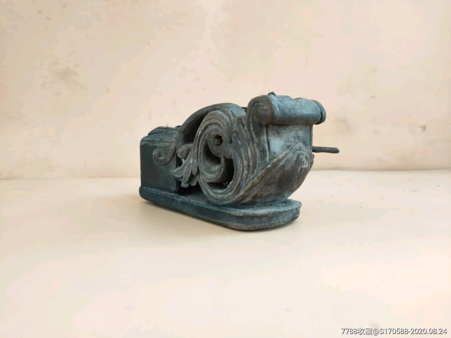 清代墨斗雕工精湛造型别致包浆一流_价格680元【民俗老货老家具】_第1