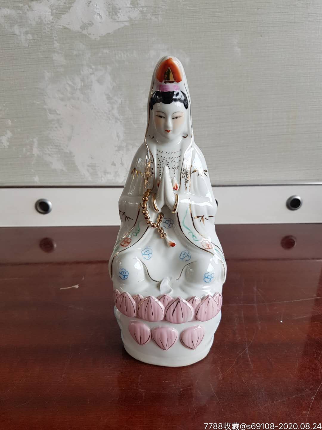 彩瓷观音菩萨瓷像