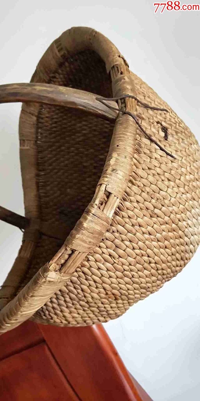 60年代垸子挎垸子走亲戚手编筐柳编筐补篮元宝篮子60年代柳编垸子挎