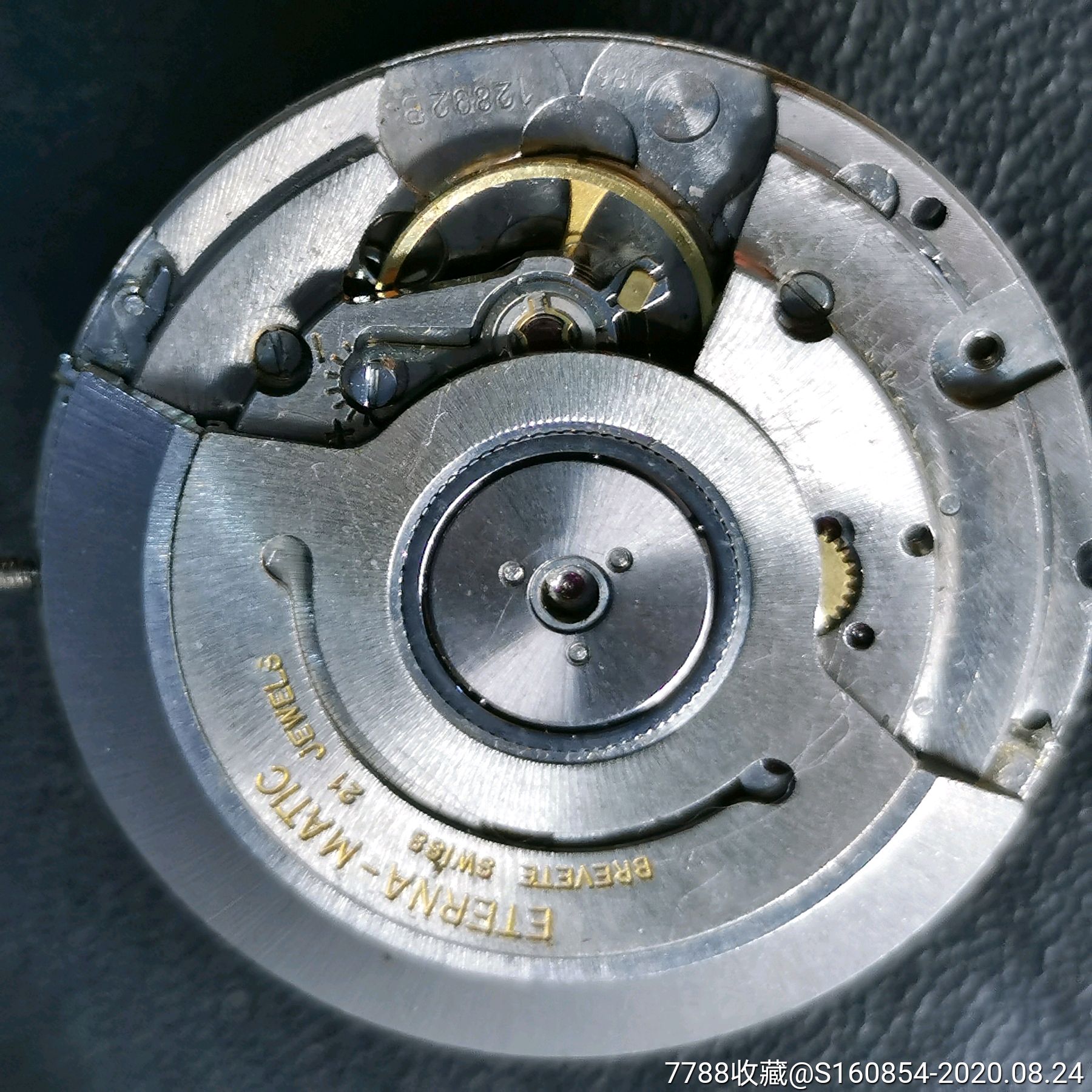 二手瑞士伊特纳绮年华自动机械手表拆机1282b机芯eta282