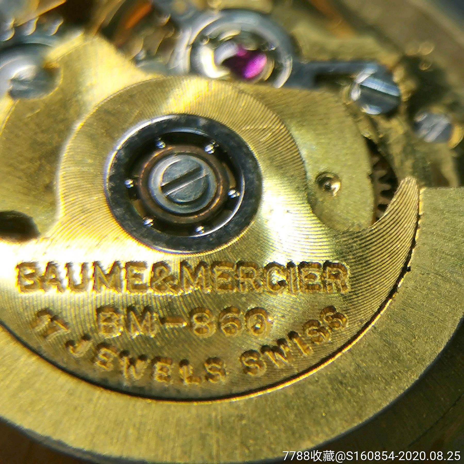 二手瑞士名仕自动机械手表拆机eta2671机芯