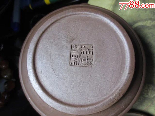 12号吴惠琴全手工竹叶紫砂壶16/9.5cm.