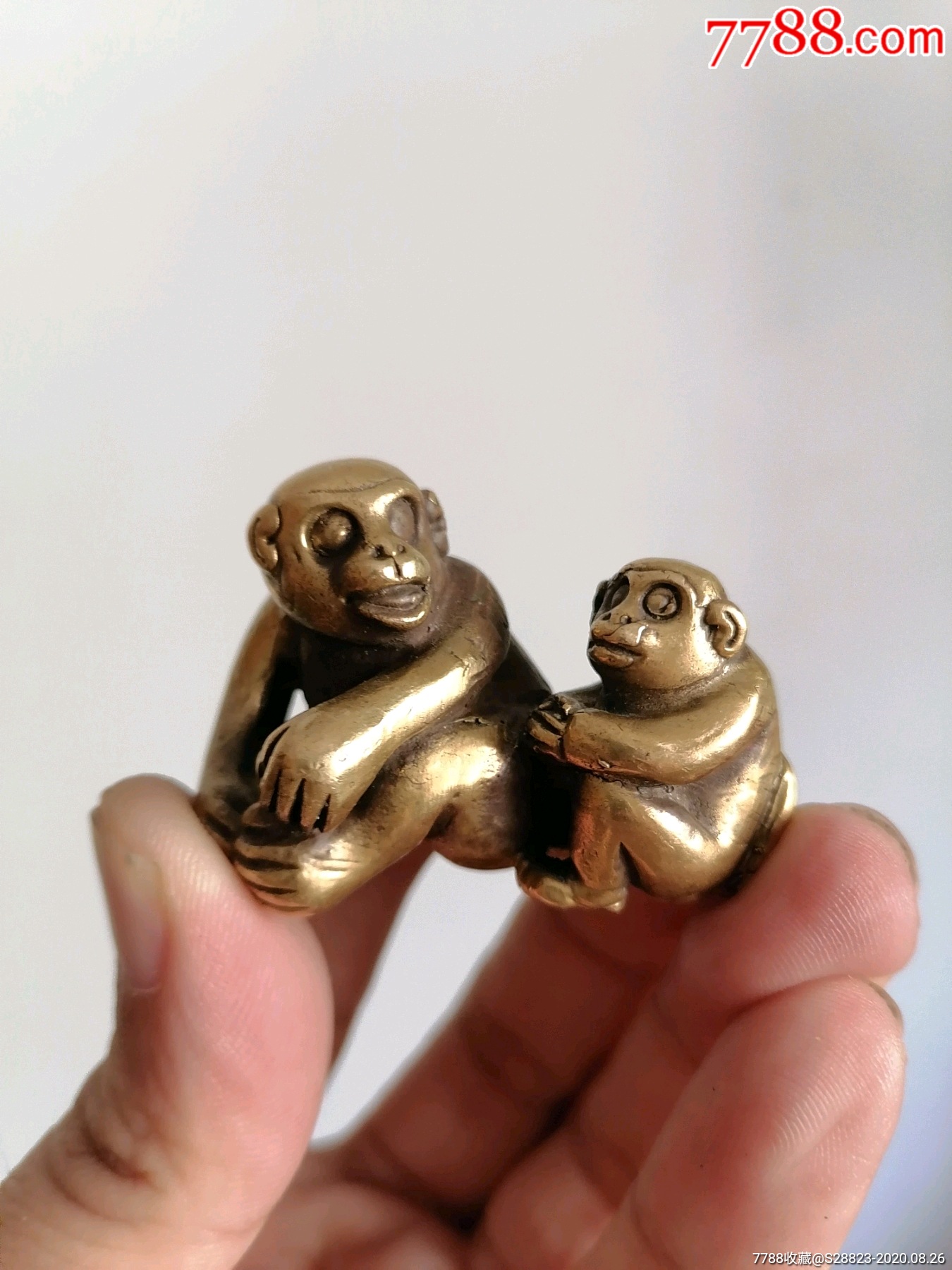 清,代代封侯(手把件)