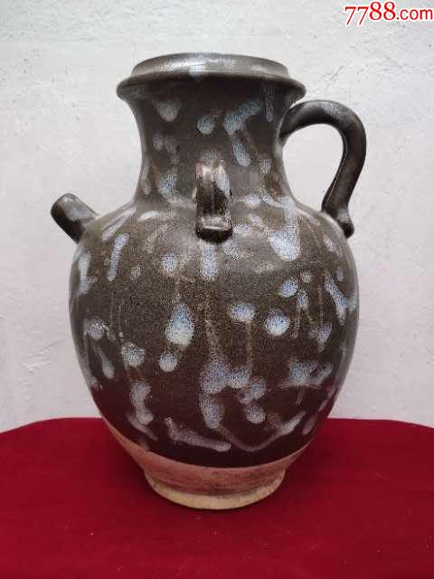 唐代鲁山窑花瓷执壶